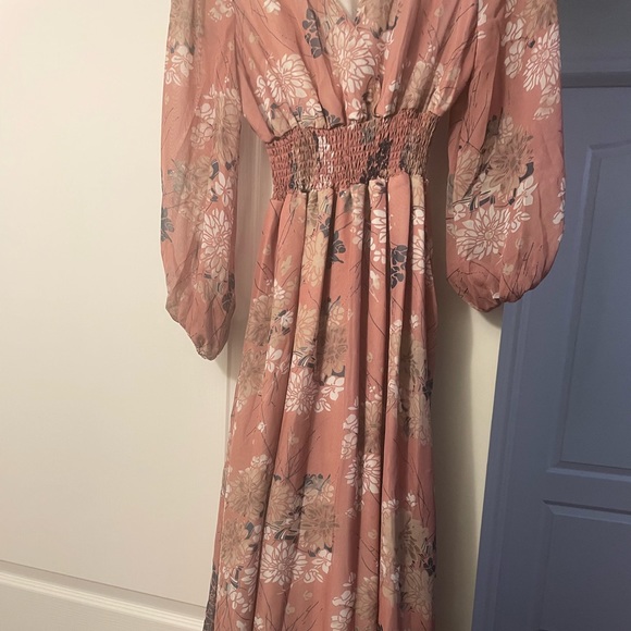 Floral print long dress - Picture 2 of 3